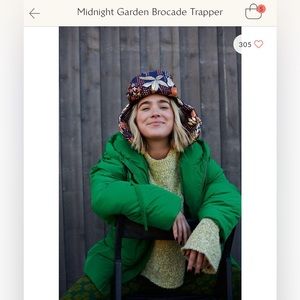 Free People Midnight Garden Brocade Trapper